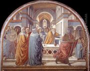 Expulsion of Joachim from the Temple 1491 - Benozzo di Lese di Sandro Gozzoli
