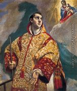 Apparition of the Virgin to St Lawrence 1578-80 - El Greco (Domenikos Theotokopoulos)
