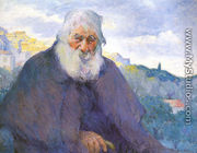 Old Shepherd Bordighera 1912 - Bernhard Gutmann