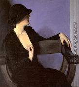 Study of a Woman in Black 1932 - Bernhard Gutmann