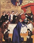 The Death of St. Clare 1410 - Master of Heiligenkreuz