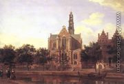 View of the Westerkerk, Amsterdam 1670s - Jan Van Der Heyden