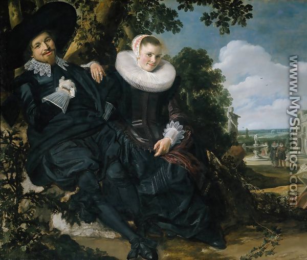 Married Couple in a Garden c. 1622 - Frans Hals