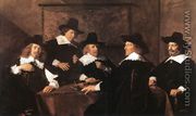 Regents of the St Elizabeth Hospital of Haarlem  1641 - Frans Hals