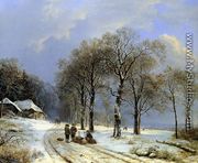 Winter landscape 1838 - Barend Cornelis Koekkoek