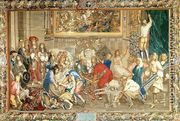 Louis XIV Visiting the Gobelins Factory  1673 - Charles Le Brun