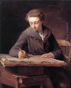 The Young Draughtsman 1772 - Nicolas-Bernard Lepicier