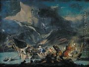 A Sea Battle - Johannes Lingelbach
