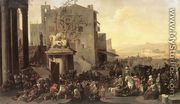 Roman Market Scene  1653 - Johannes Lingelbach