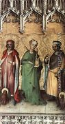 Sts Mark, Barbara and Luke 1445-50 - Stefan Lochner