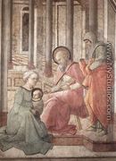 Birth and Naming St John (detail) 1452-65 - Fra Filippo Lippi
