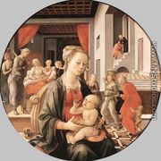 Madonna & Child with Stories from the Life of St. Anne - Fra Filippo Lippi