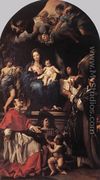 Madonna and Child Enthroned with Angels and Saints  1680-90 - Carlo Maratti