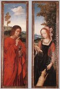 John the Baptist and St Agnes c. 1520 - Quinten Metsys