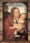 Virgin and Child in a Landscape - Quinten Metsys