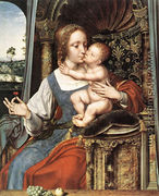 Virgin and Child (2) - Quinten Metsys