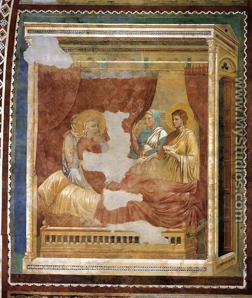 Scenes from the Old Testament- Isaac Blessing Jacob 1290s - Master of the Isaac Stories