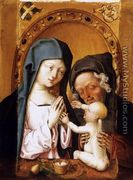 The Holy Family 1470s - Master of the St. Bartholomew Altarpiece