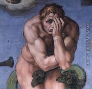 Last Judgment (detail-24) 1537-41 - Michelangelo Buonarroti