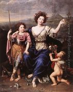 The Marquise de Seignelay and Two of her Children 1691 - Pierre Mignard