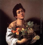 Boy with a Basket of Fruit (Giovane con un cesto di frutta) - (Michelangelo) Caravaggio