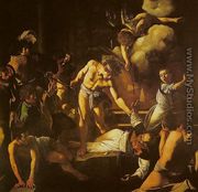 Martyrdom of St. Matthew (Martirio di san Matteo) - (Michelangelo) Caravaggio