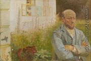 Portrait of Piotr Dobrzanski in the Garden - Jacek Malczewski