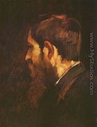Portrait of Laszlo Paal  1877 - Mihaly Munkacsy