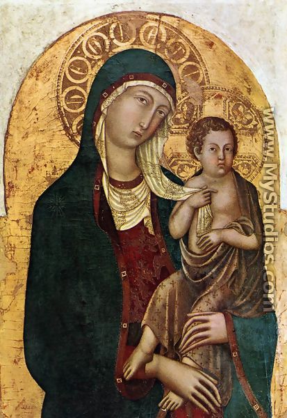 Virgin with Child c. 1336 - Niccolo Di Segna