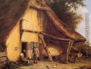 A Peasant Family Outside a Cottage 1668 - Adriaen Jansz. Van Ostade