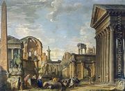 Architectural Capriccio 1730 - Giovanni Paolo Pannini