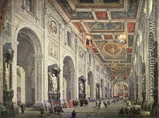 Interior of the San Giovanni in Laterano in Rome - Giovanni Paolo Pannini