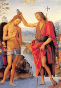The Baptism of Christ 1490-1500 - Pietro Vannucci Perugino
