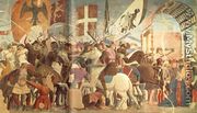 Battle between Heraclius and Chosroes (right view) c. 1460 - Piero della Francesca