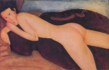 Modigliani- Reclining Nude from the Back