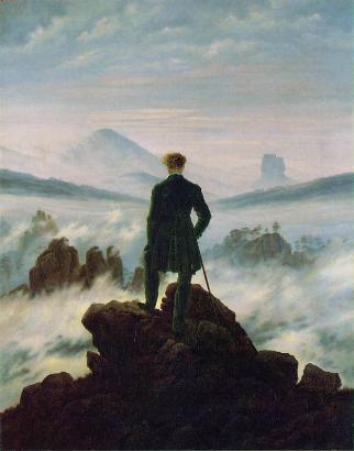 Friedrich- Wanderer in the Mists
